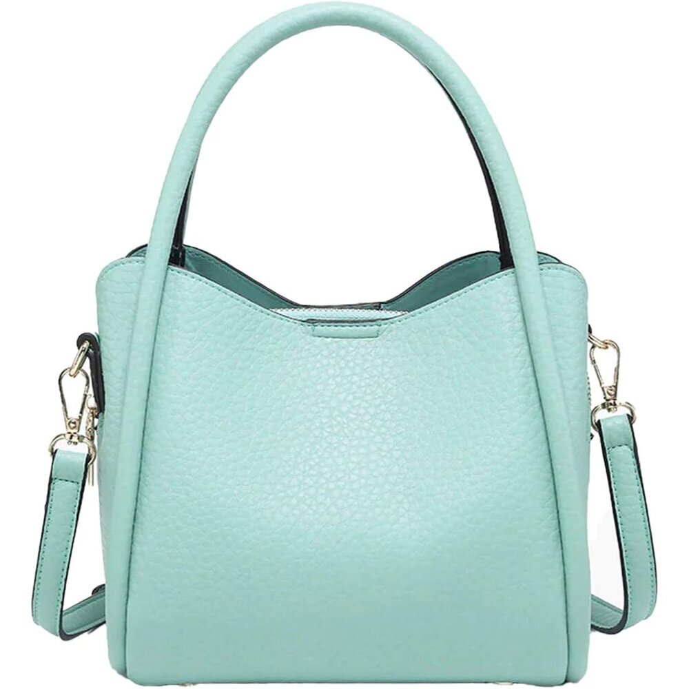 Women's Shaped Crossbody Bag Vegan Leather 8x10in Adjustable Strap Purse